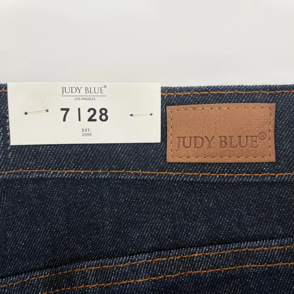 Judy Blue High Waist Skinny Jeans Dark Wash Indigo Womens 7/28 NWT
